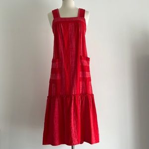 Anthropologie red dress XXS